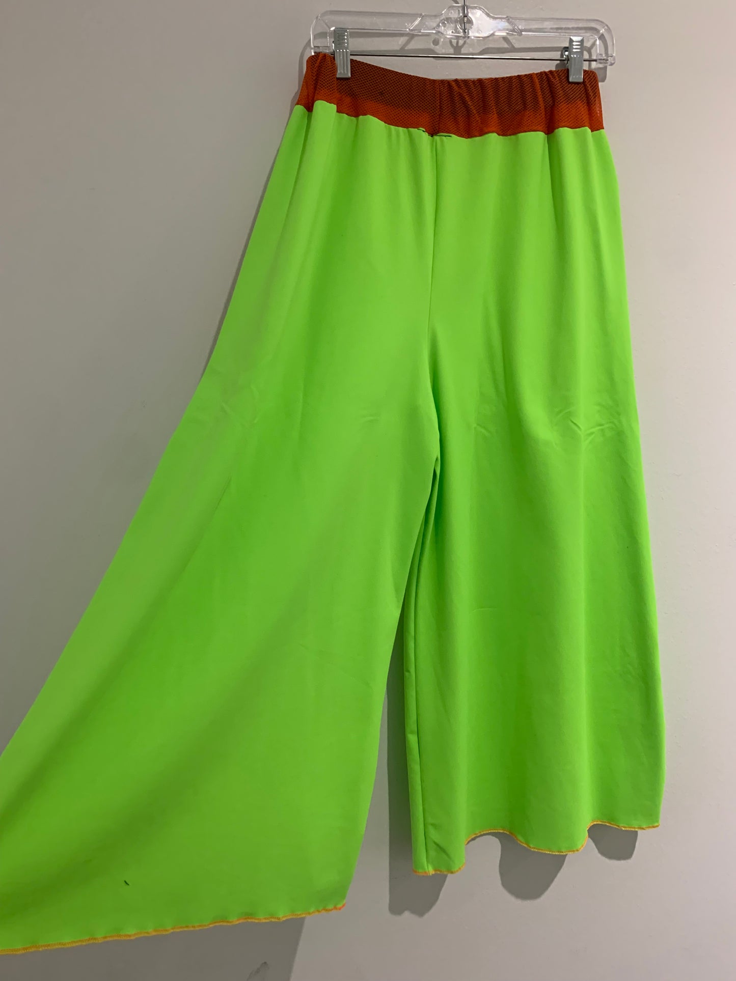 Wide Leg Neon Pants