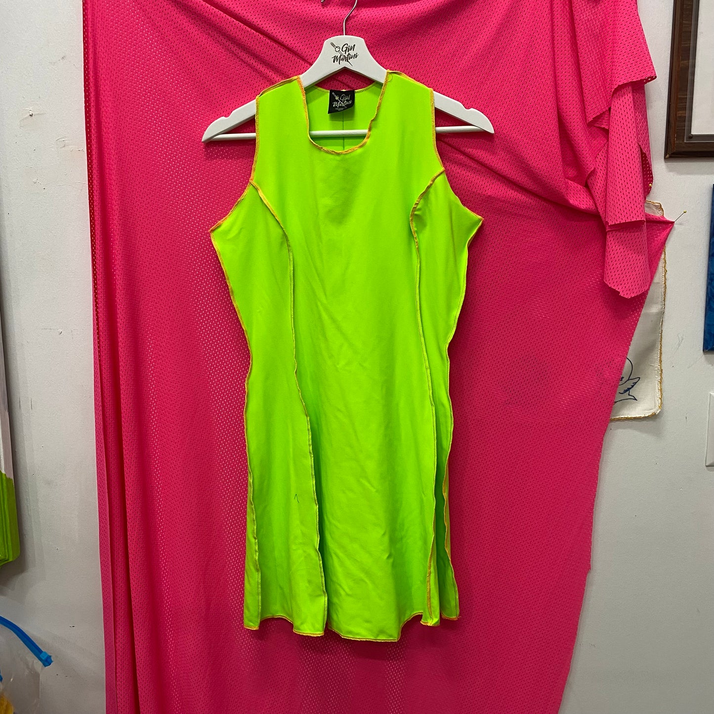 Lime Green Dress